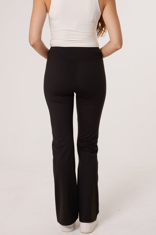 Qed London High Waist Flared Leggings