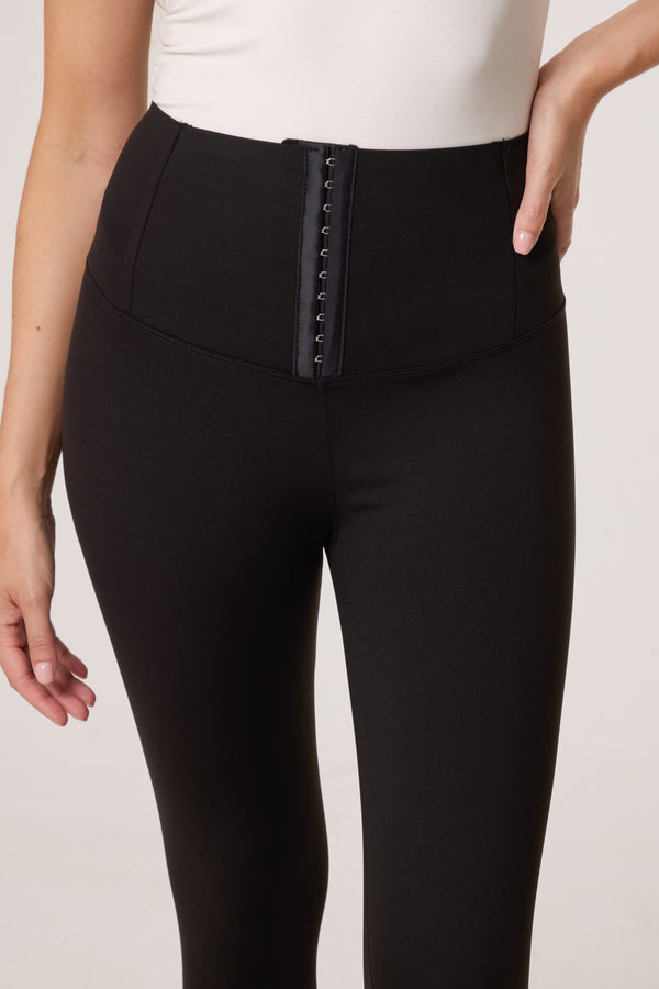 Qed London Hook & Eye Waistband Legging