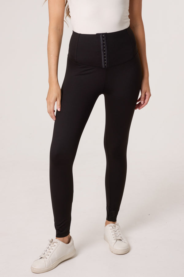 qed london Hook & Eye Waistband Legging