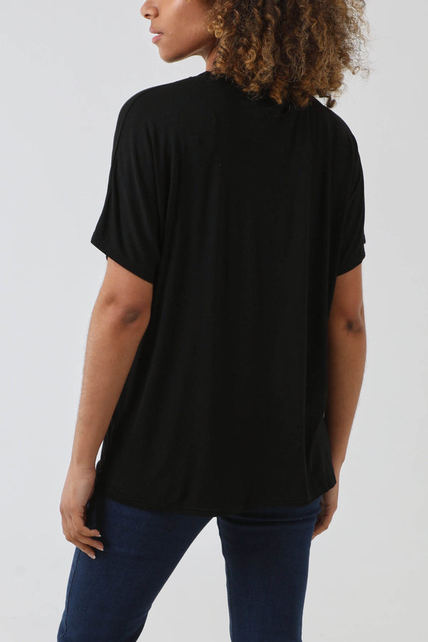 Qed London Hotfix Swirl Oversized T Shirt