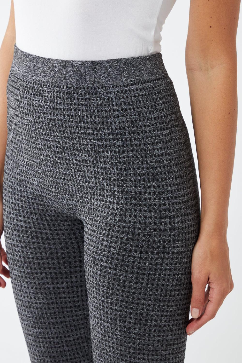 Qed London Jacquard Fleece Lined Leggings