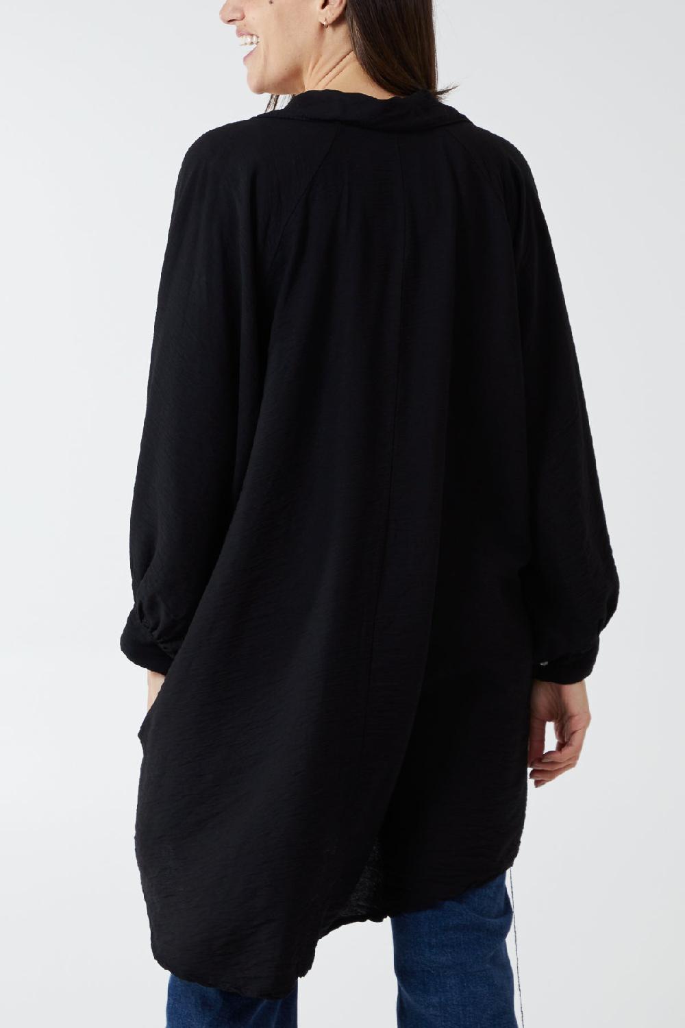 Qed London Kiwi Collar Shirt Tunic