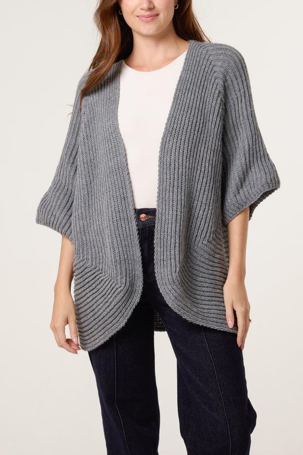 qed london Knitted Kimono Jacket