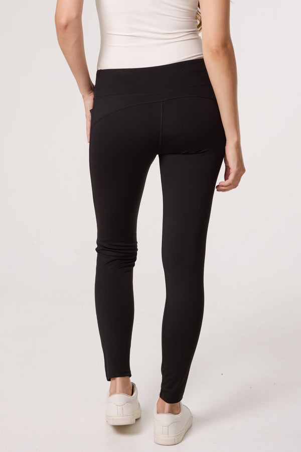 Qed London Legging W/ Side Pockets (Larger Sizing)
