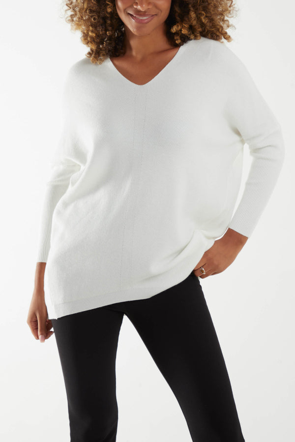 Qed London Leopard Bow Back Jumper