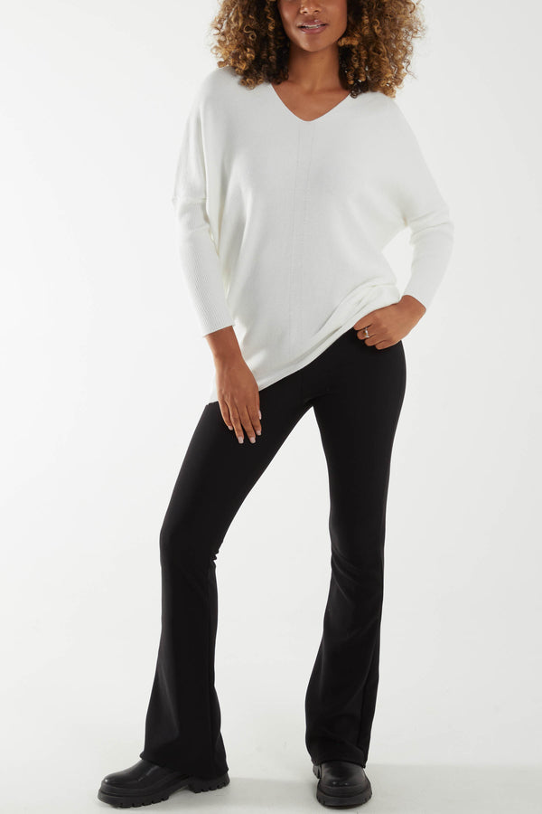 Qed London Leopard Bow Back Jumper