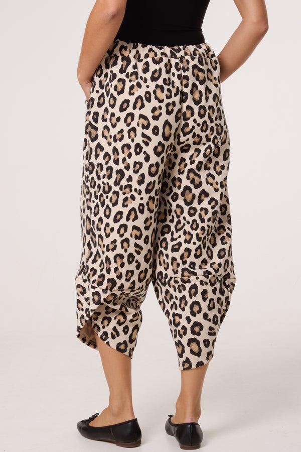 Qed London Leopard Print Tracksuit Bottoms