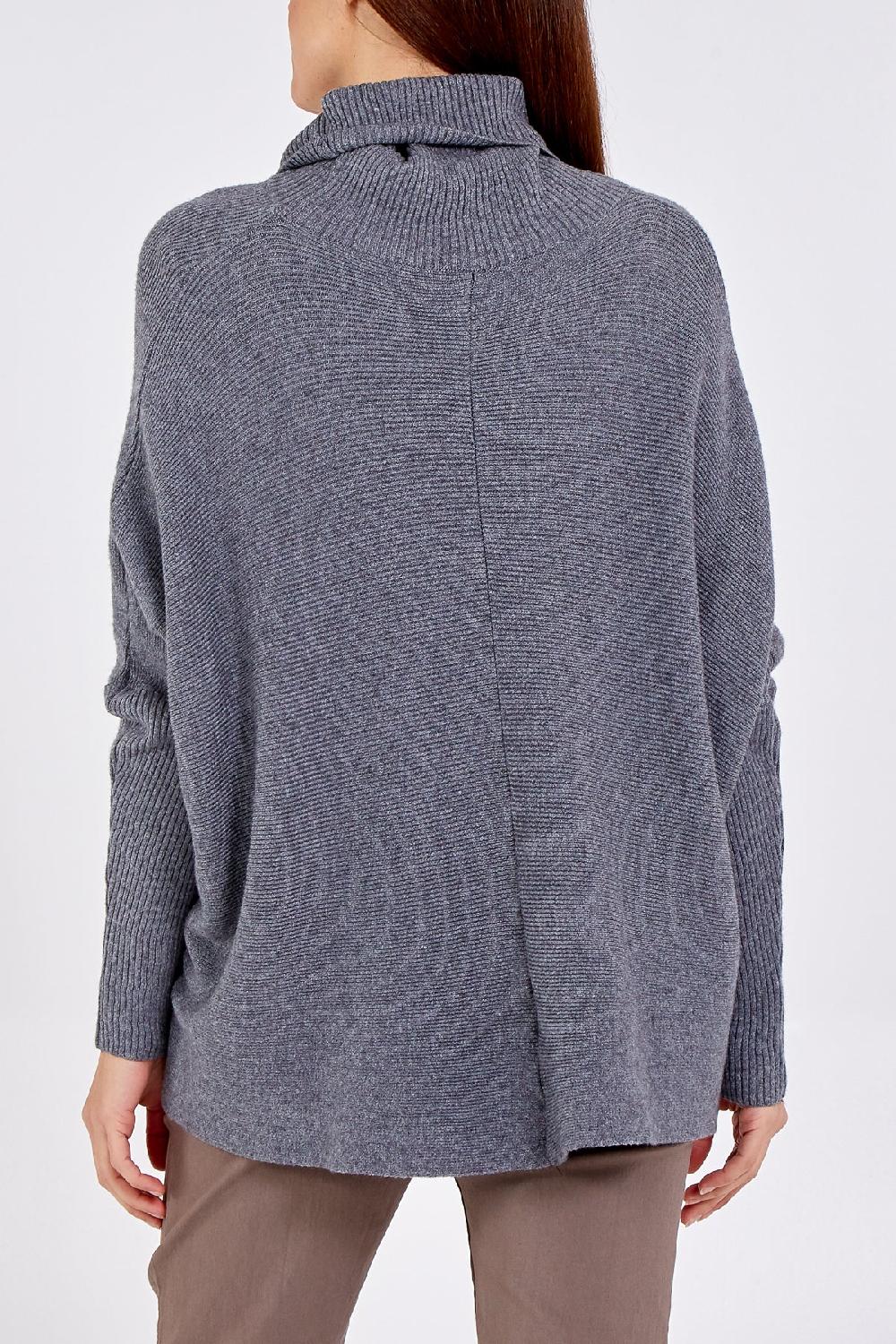 Qed London Long Sleeve Roll Neck Jumper