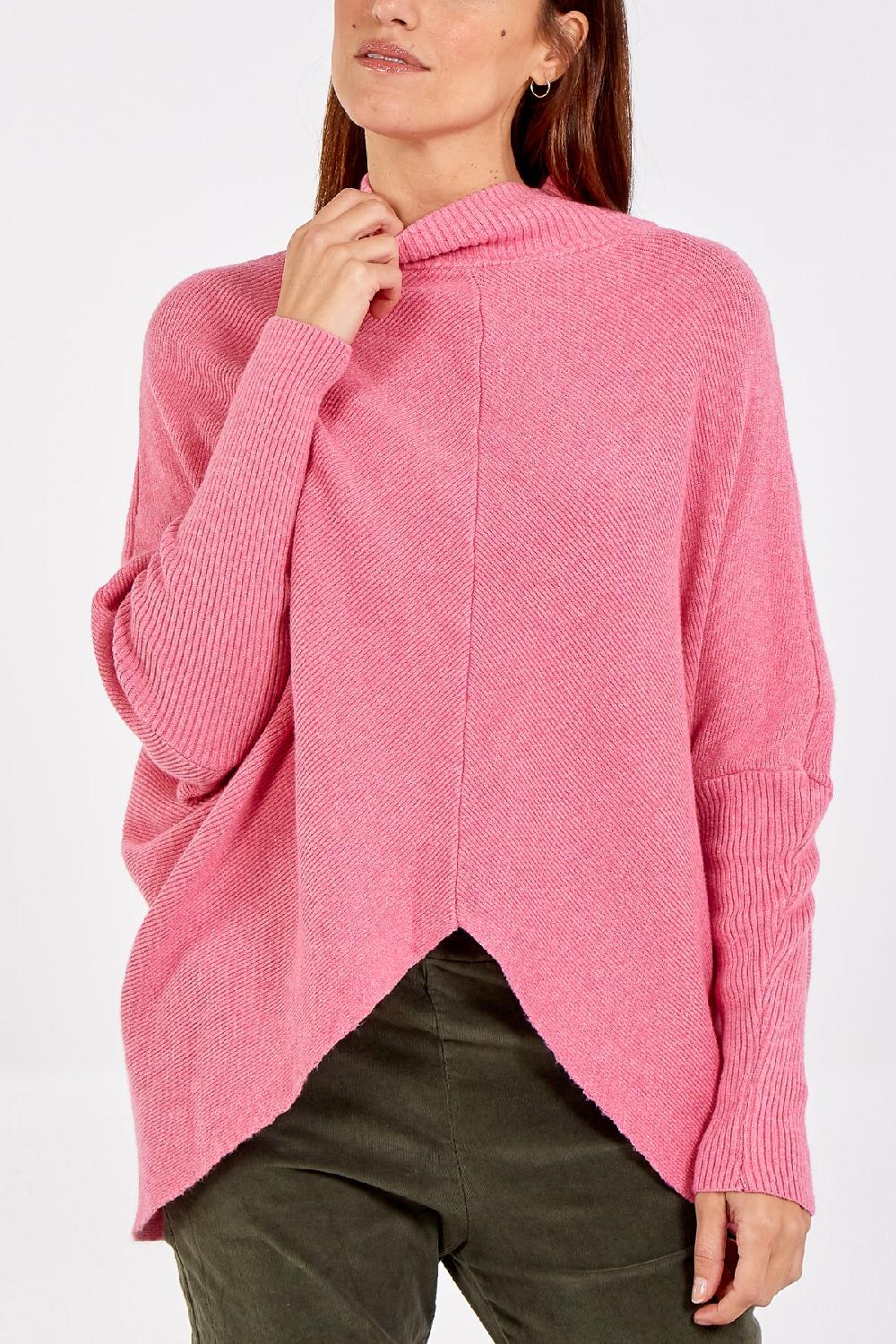 Qed London Long Sleeve Turtle Neck Jumper