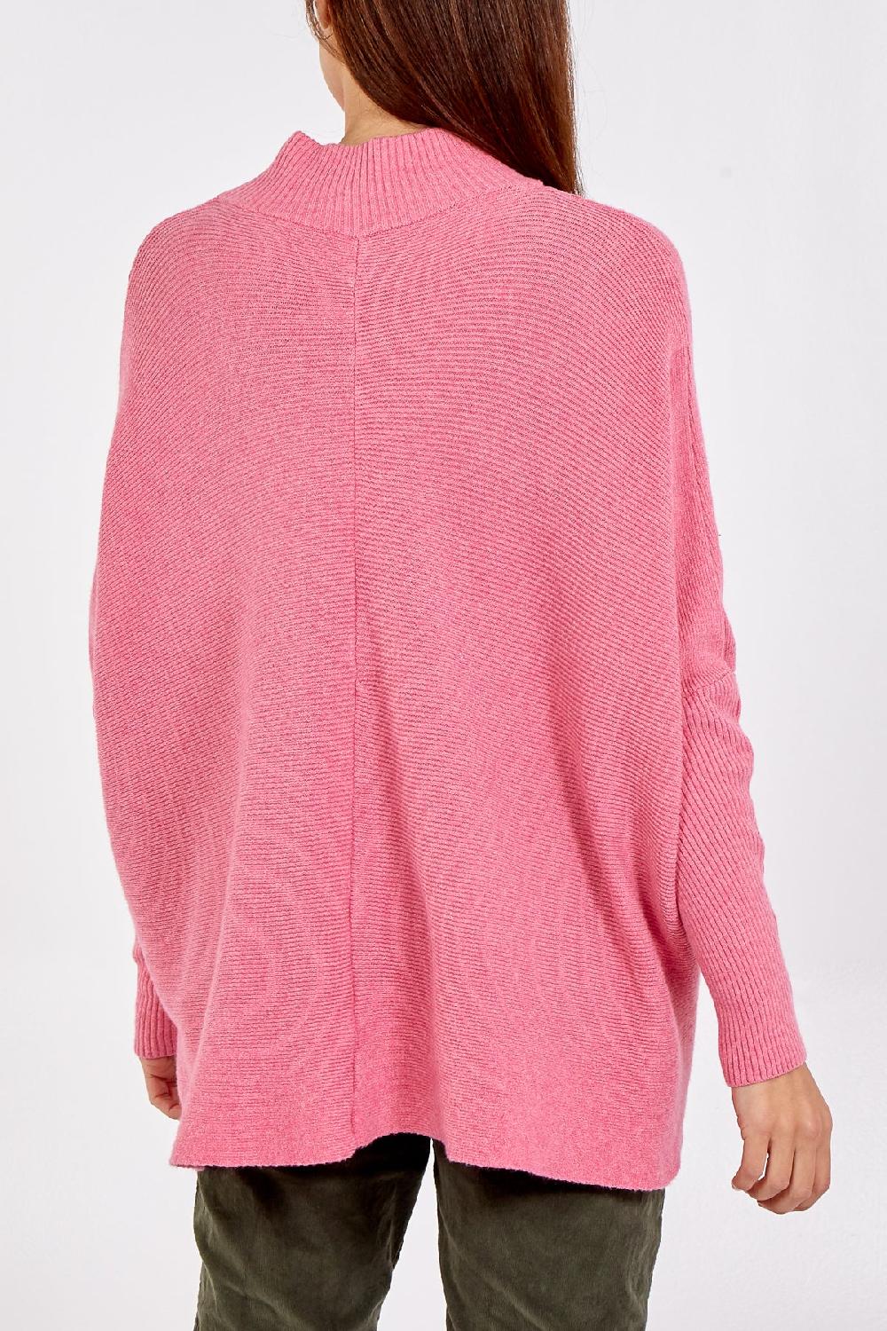 Qed London Long Sleeve Turtle Neck Jumper