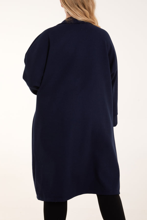 Qed London Longline Pockets Light Coat