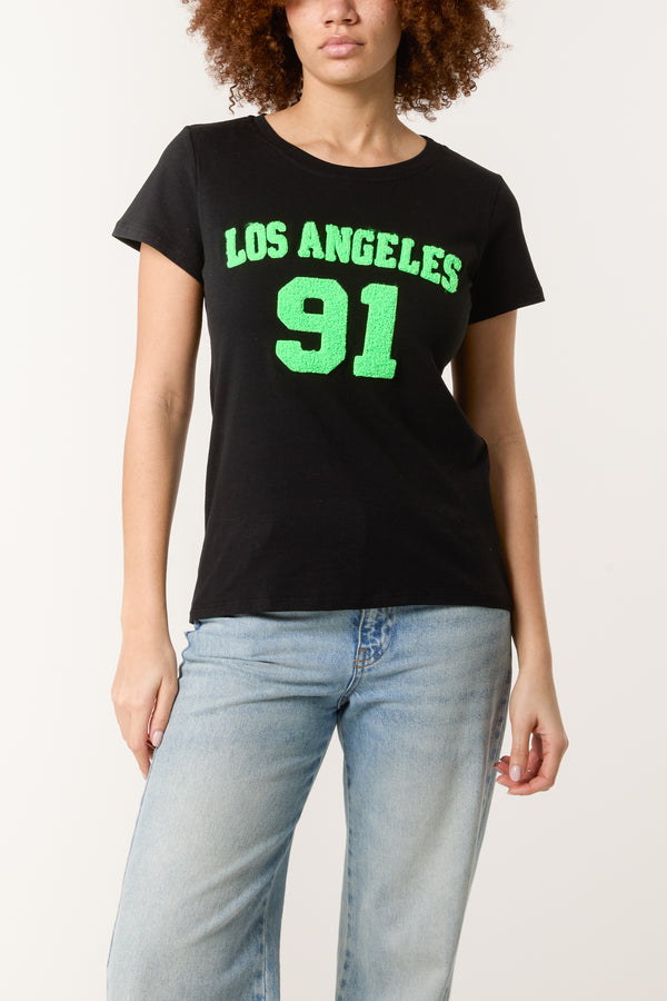 Qed London "LOS ANGELES" Short Sleeve T-Shirt