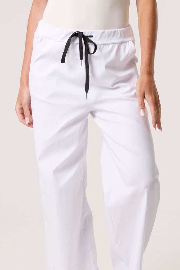 Qed London Magic Drawstring Wide Leg Trousers