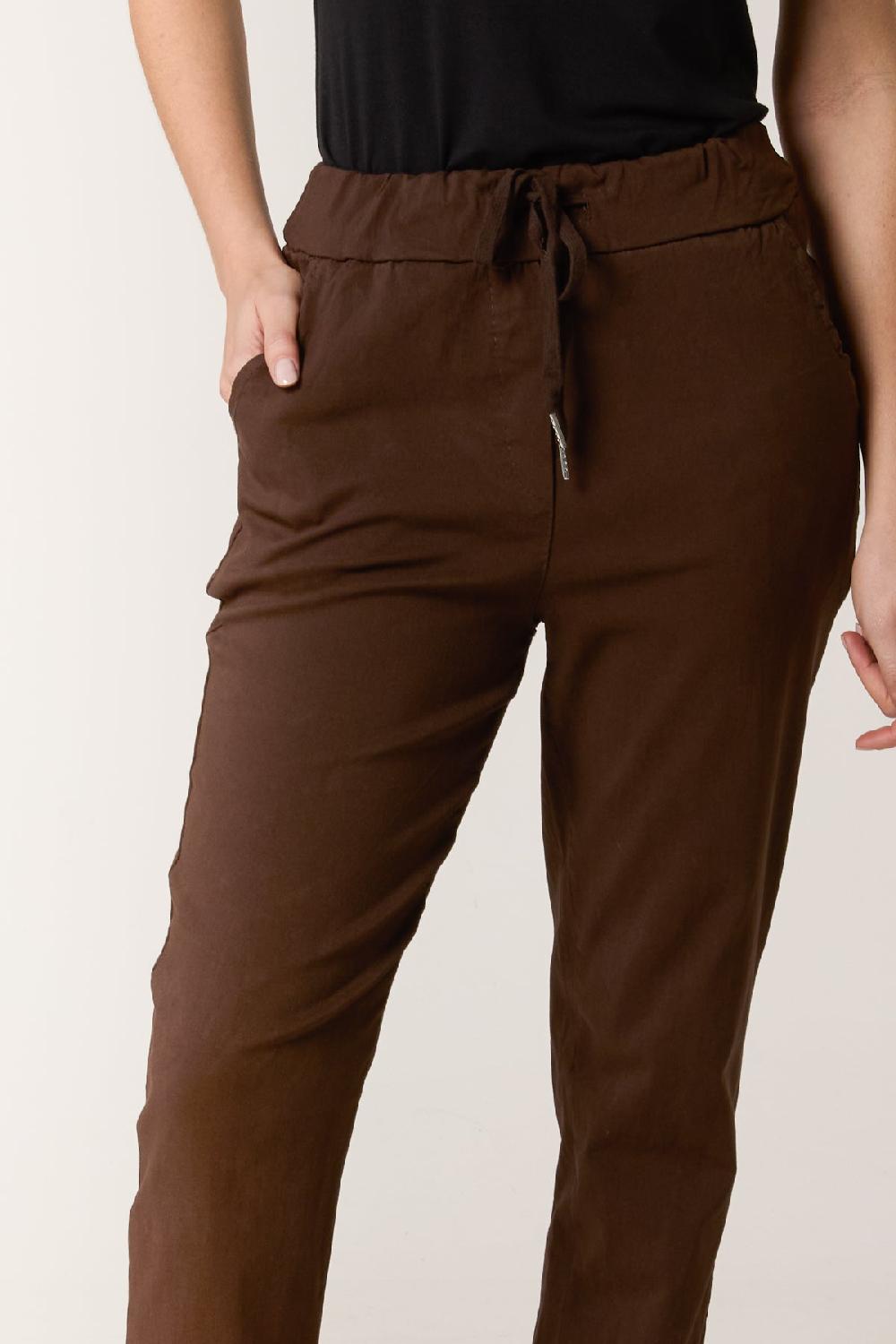 Qed London Magic Plain Smart Non-Crush Trouser