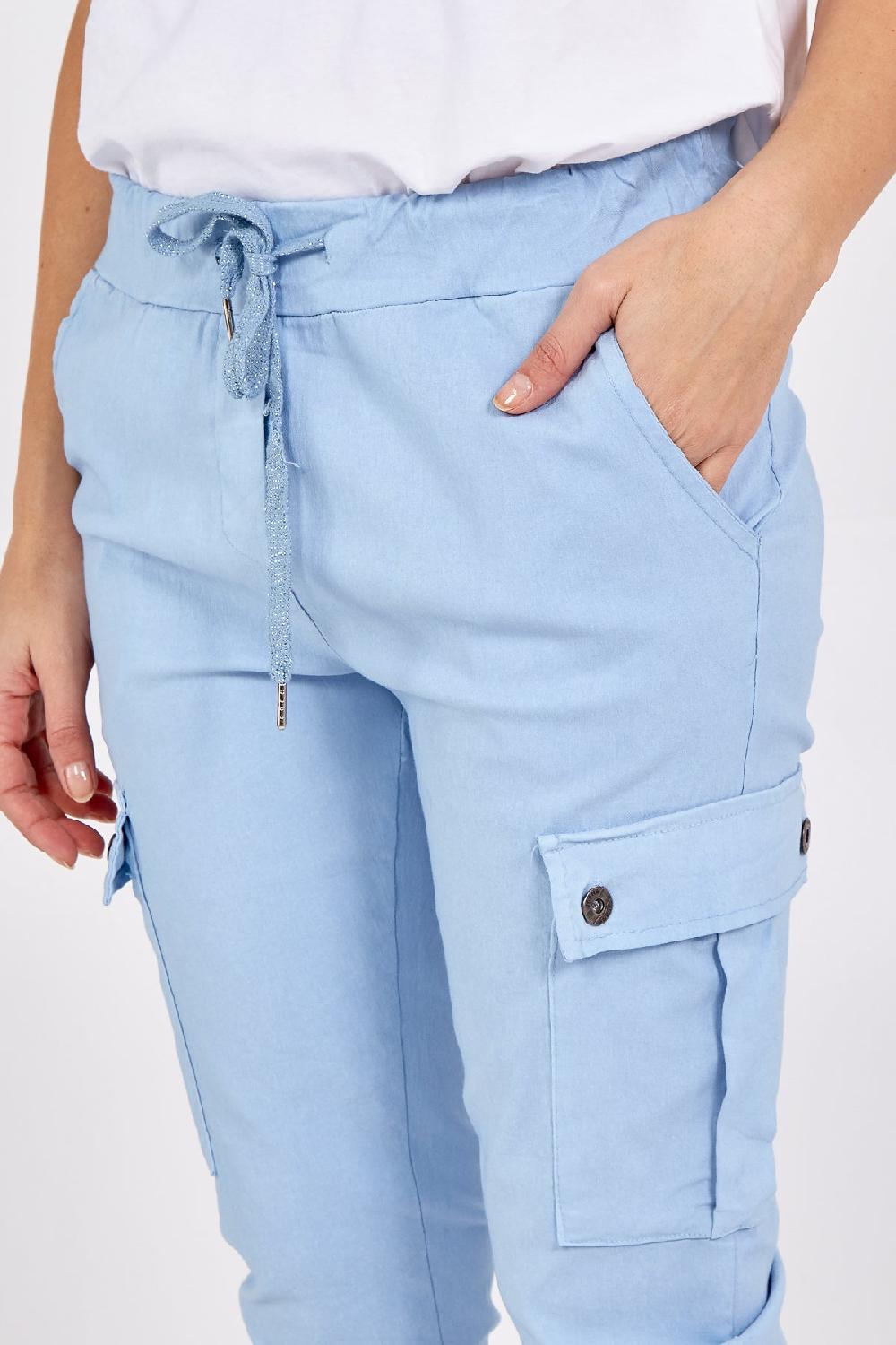 Qed London Magic Super Stretch Cargo Trousers