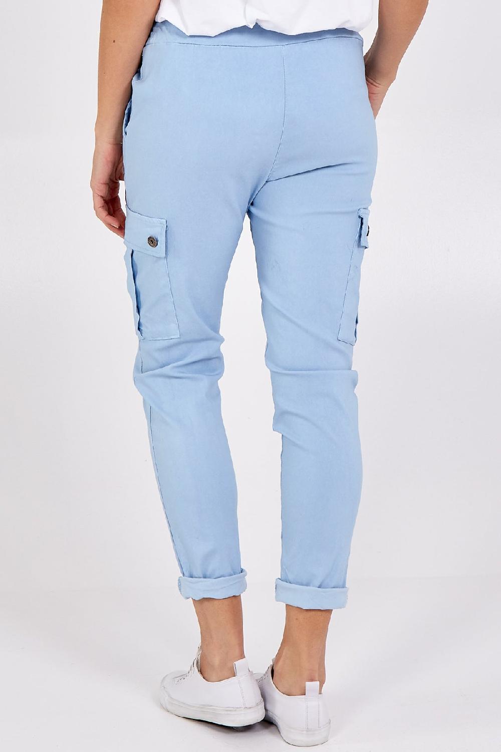 Qed London Magic Super Stretch Cargo Trousers