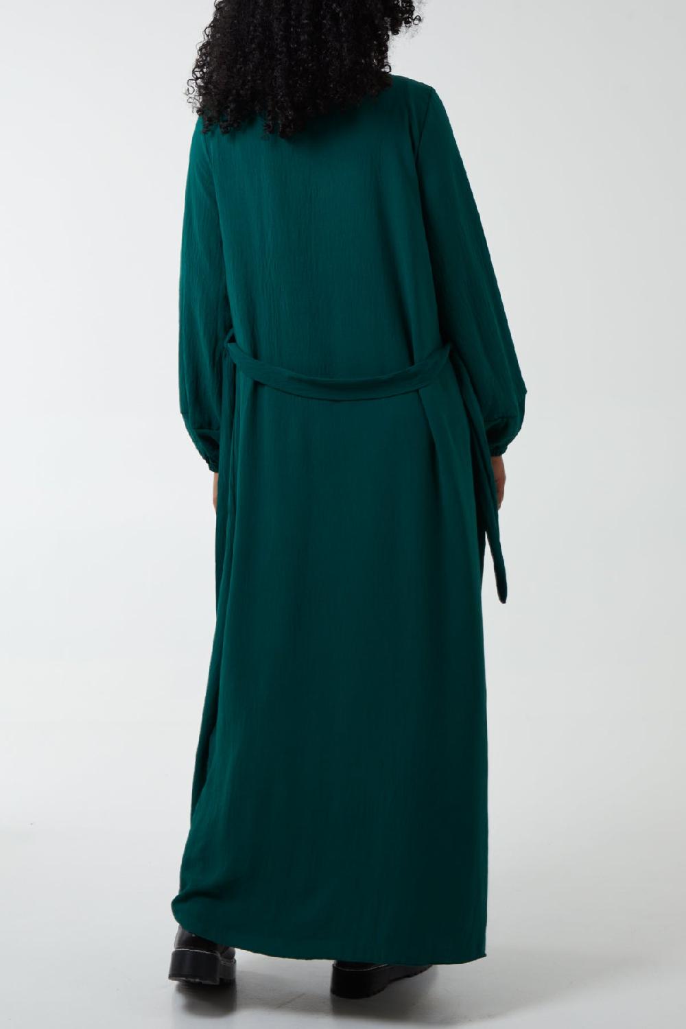 Qed London Maxi Kimono & Dress Co-Ord