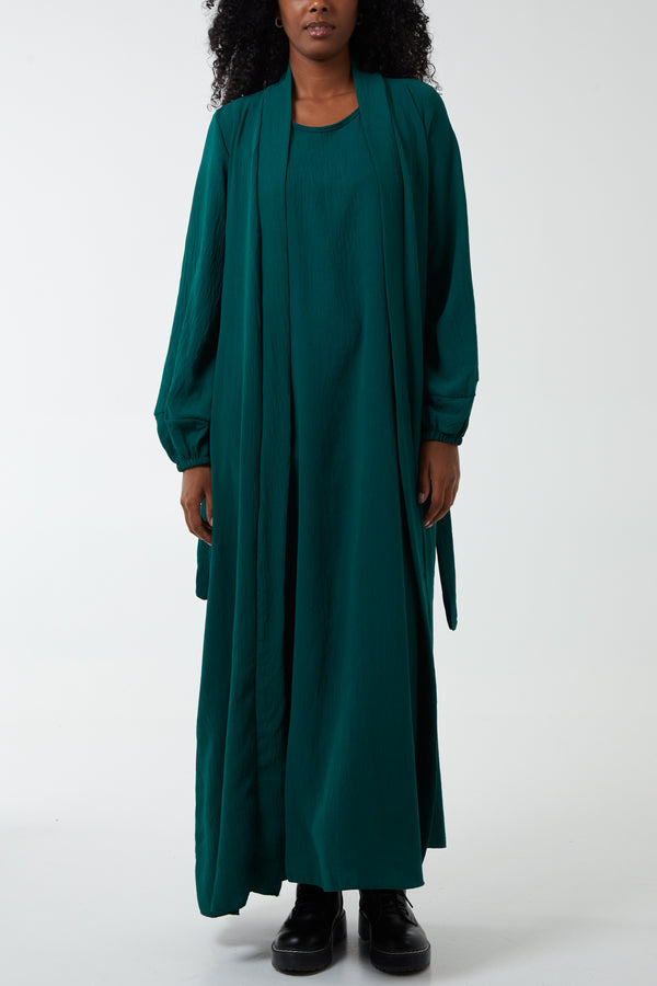 qed london Maxi Kimono & Dress Co-Ord