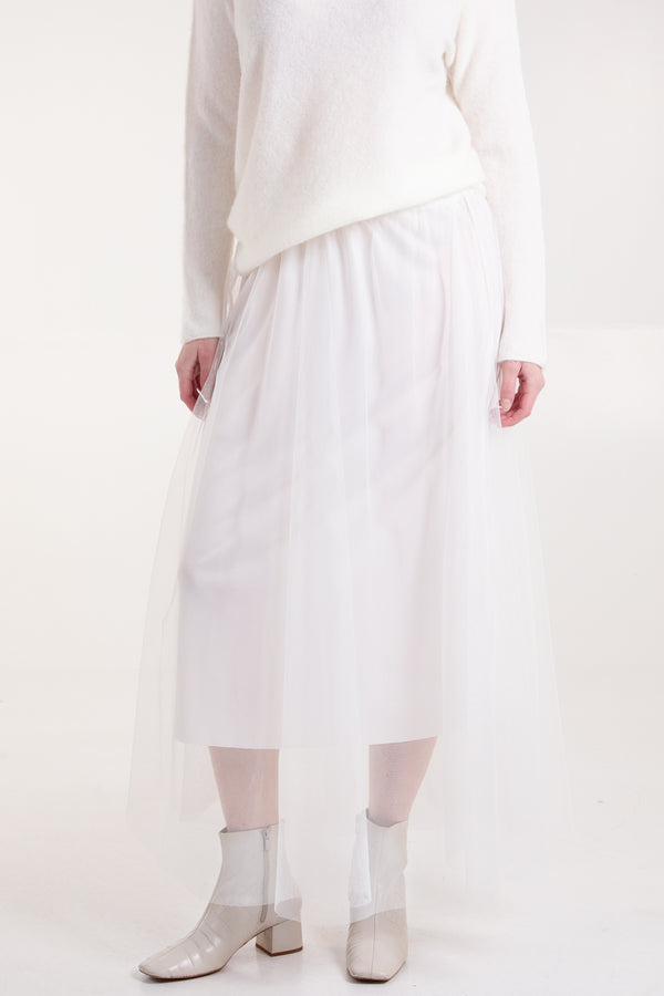 Qed London Mesh Maxi Skirt