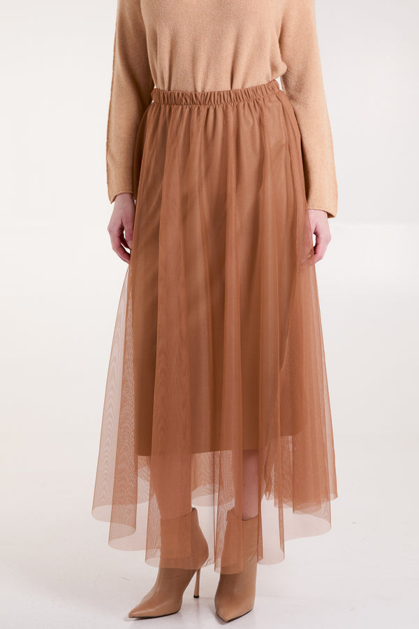 qed london Mesh Maxi Skirt