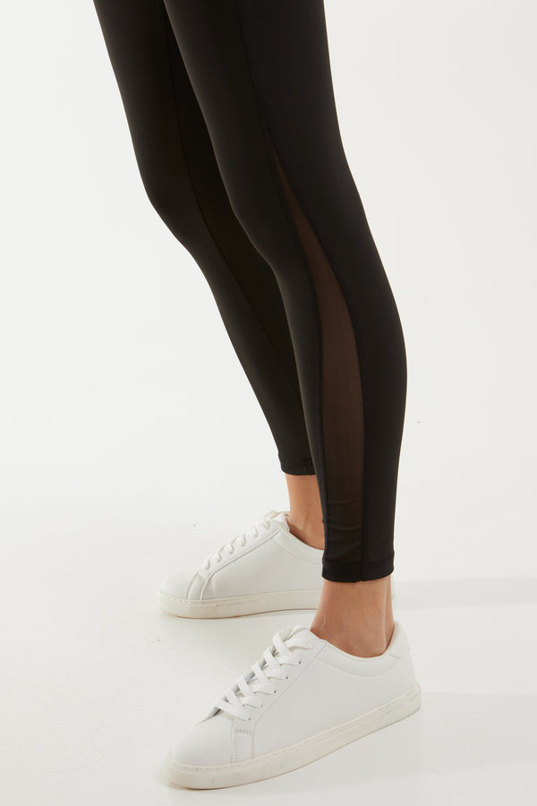 Qed London Mesh Side Activewear Leggings