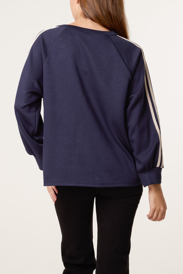 Qed London Metallic Leopard "LA" Sports Jersey