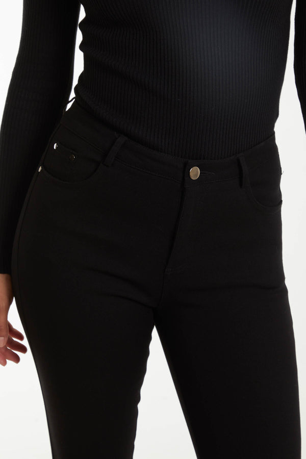 Qed London Mid Rise Skinny Ankle Jeans