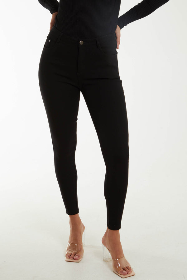 qed london Mid Rise Skinny Ankle Jeans