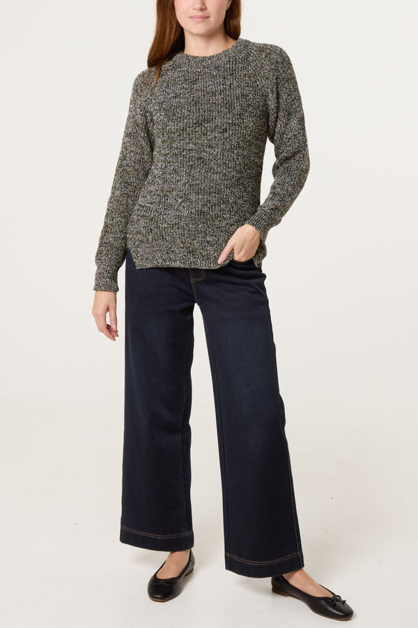 Qed London Multicolour Thick Knit Jumper