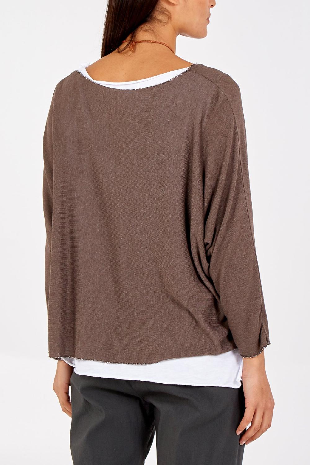 Qed London Necklace Double Layer Top