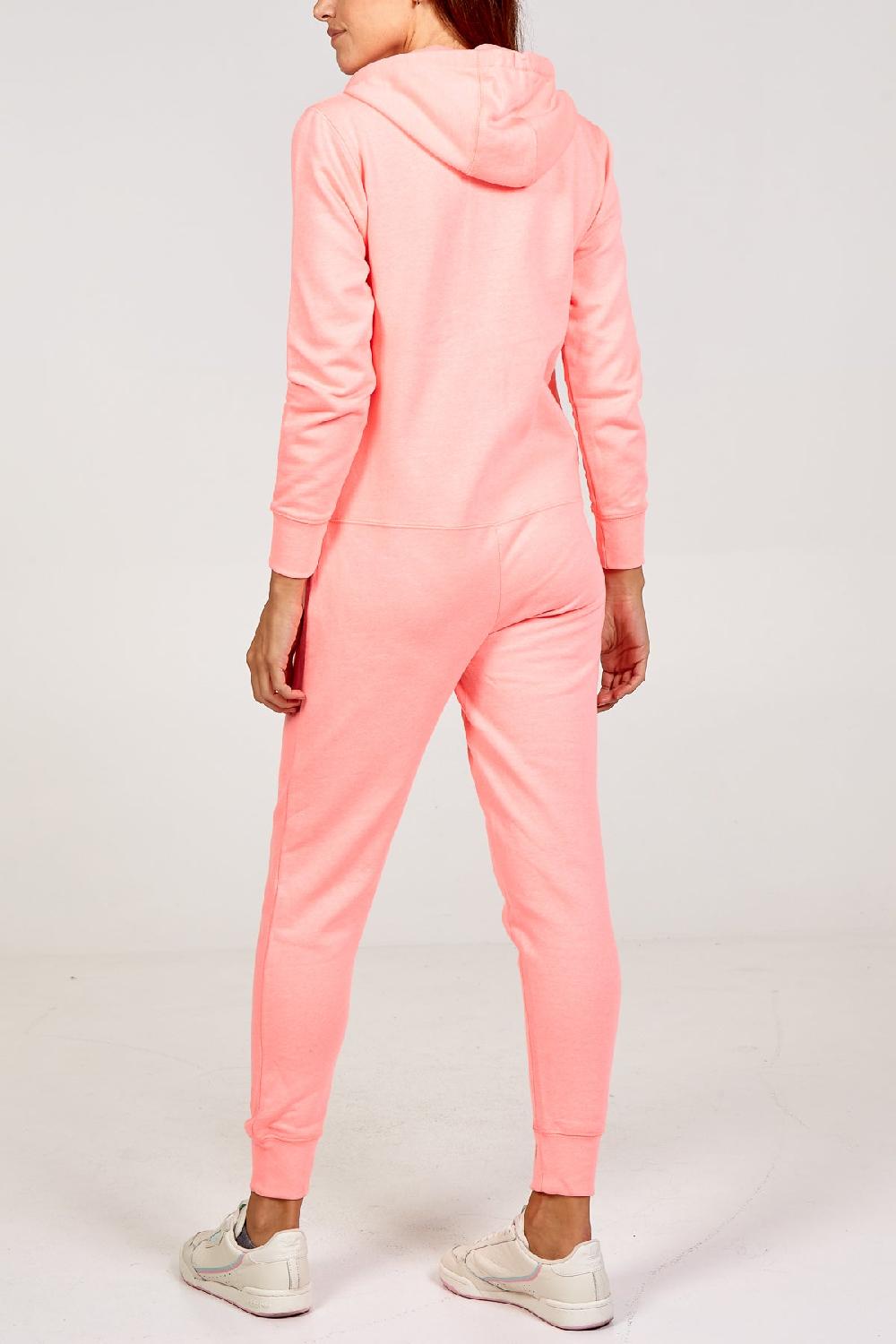 Qed London Neon Zip Front Onesie Jumpsuit