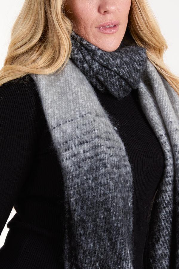 Qed London Ombré Brushed Scarf