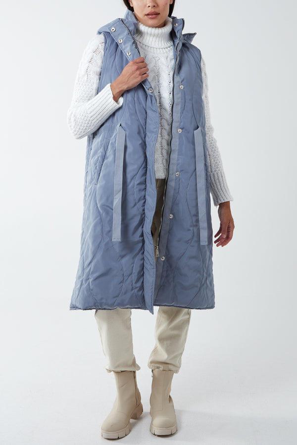 qed london Onion Quilted Gilet