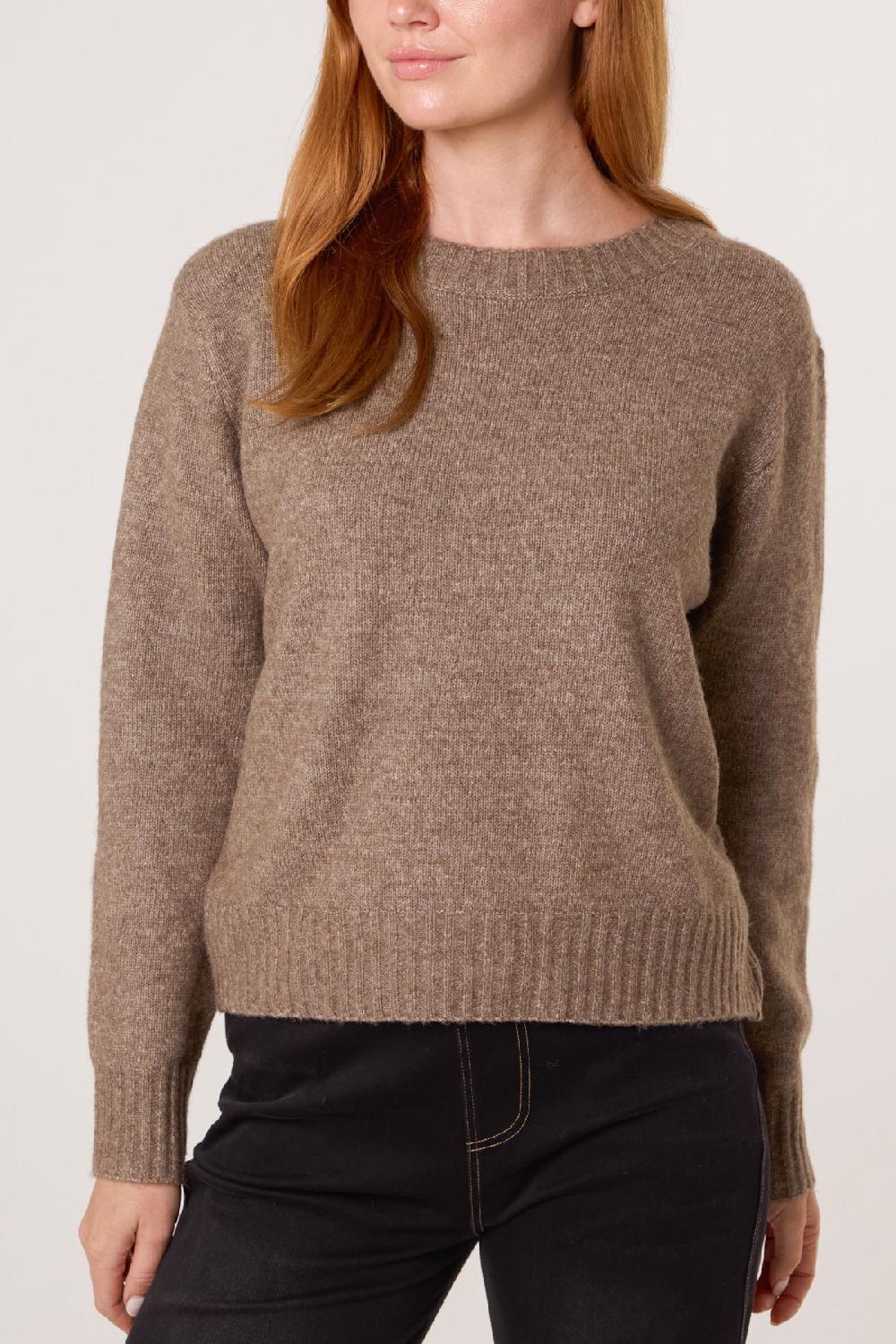 Qed London Open Back Knot Jumper