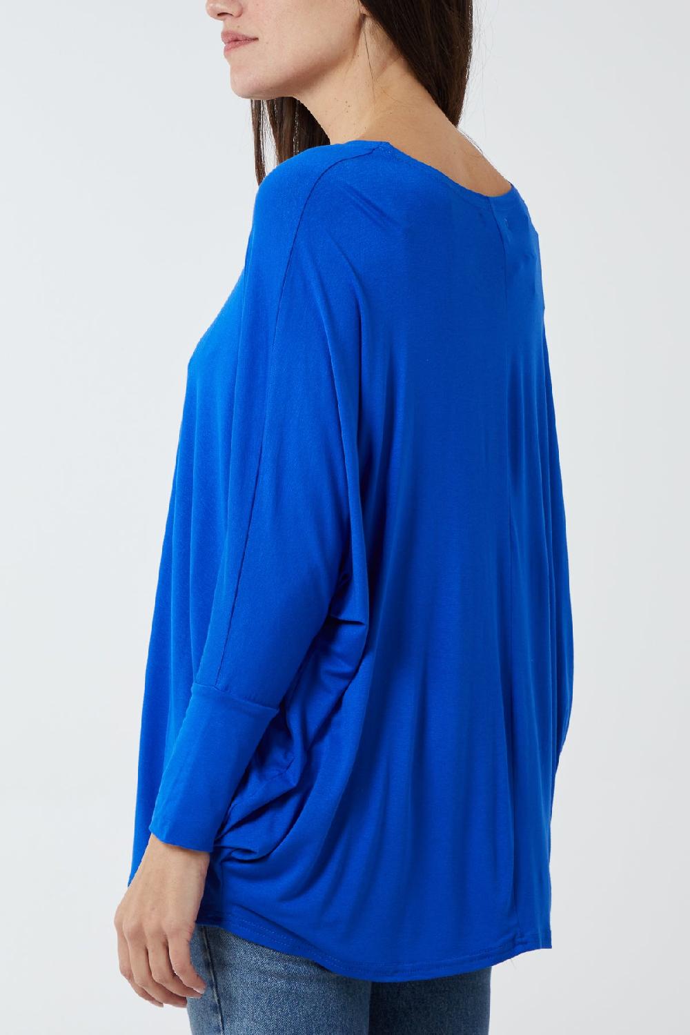 Qed London Oversize Batwing Top