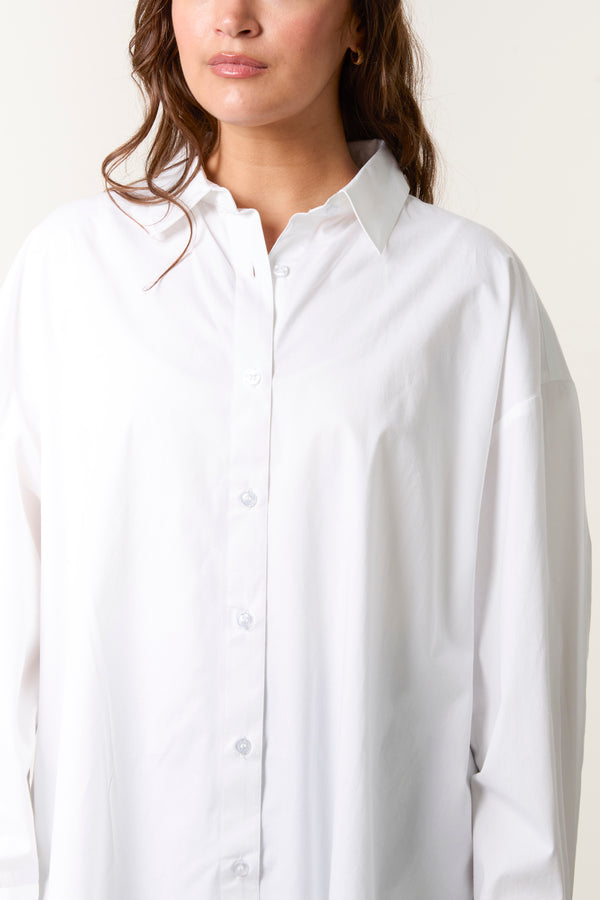 Qed London Oversized Long-Sleeve Shirt