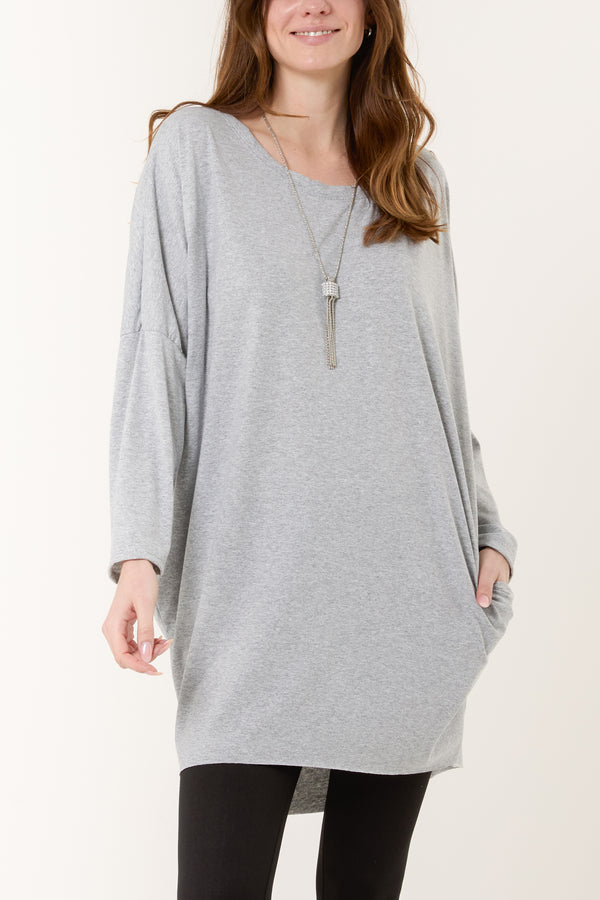 Qed London Oversized Necklace Top