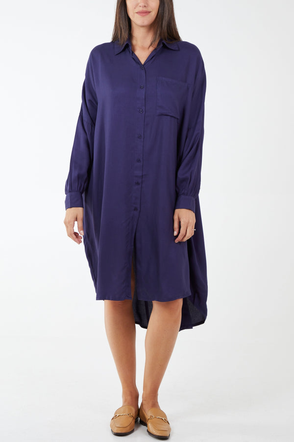 qed london Oversized Shirt Dress