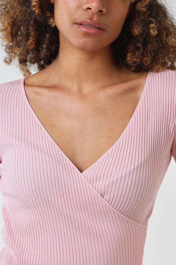 Qed London Peplum Wrap Jumper