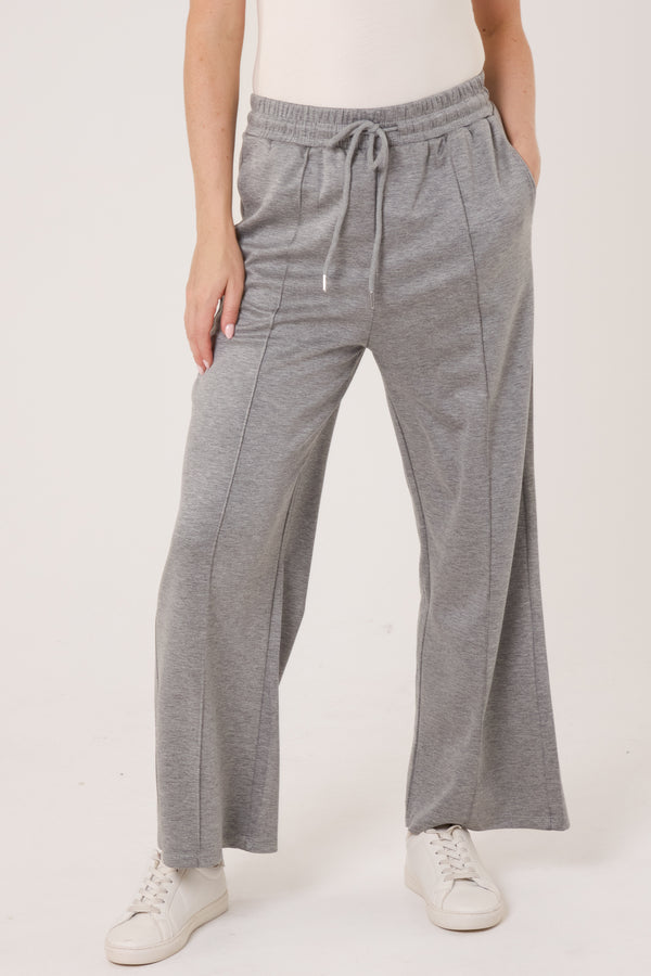 Qed London Pintuck Wide Leg Trouser