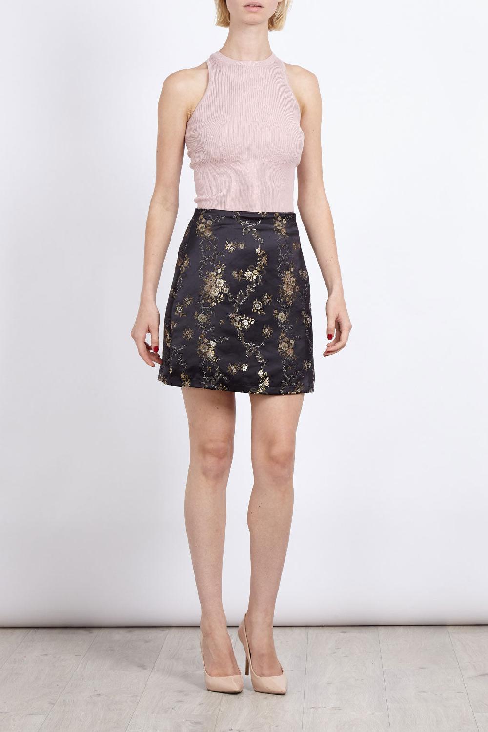 qed london Printed Mini Skirt