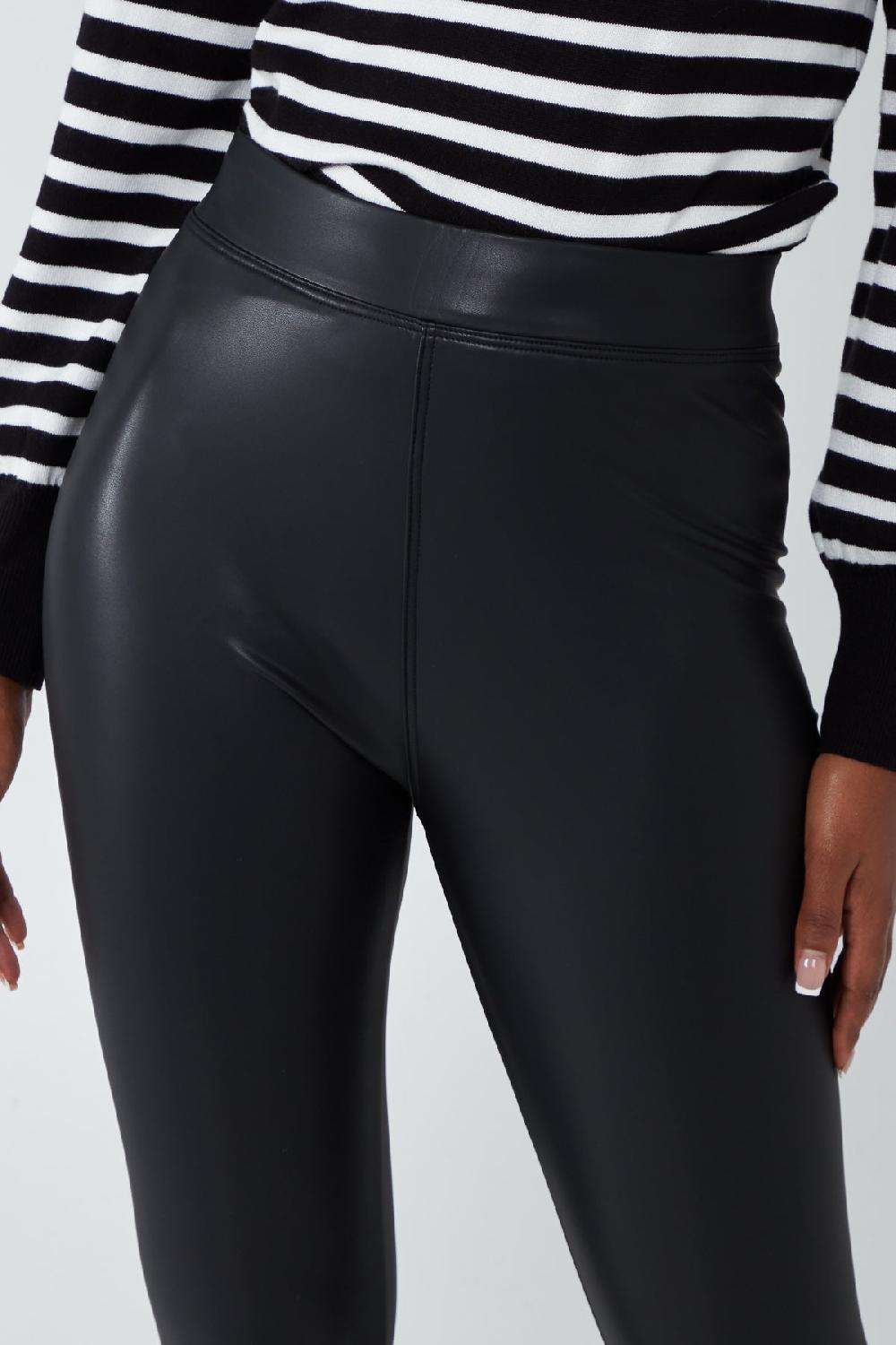 Qed London PU Leather Leggings