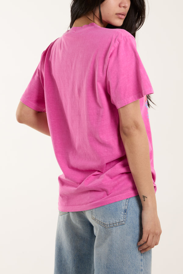 Qed London Rock & Roll Print T-Shirt