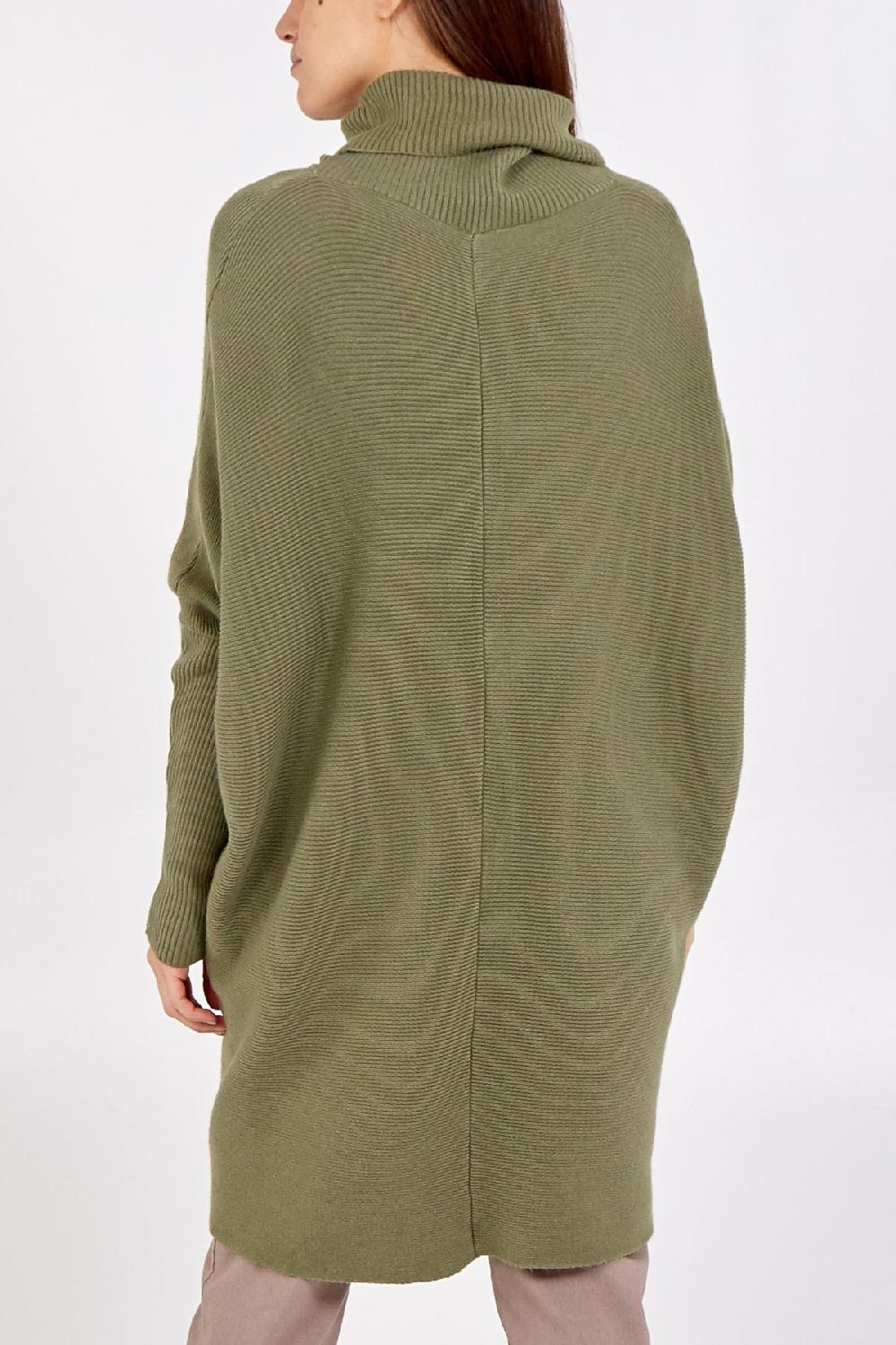 Qed London Roll Neck Jumper Dress