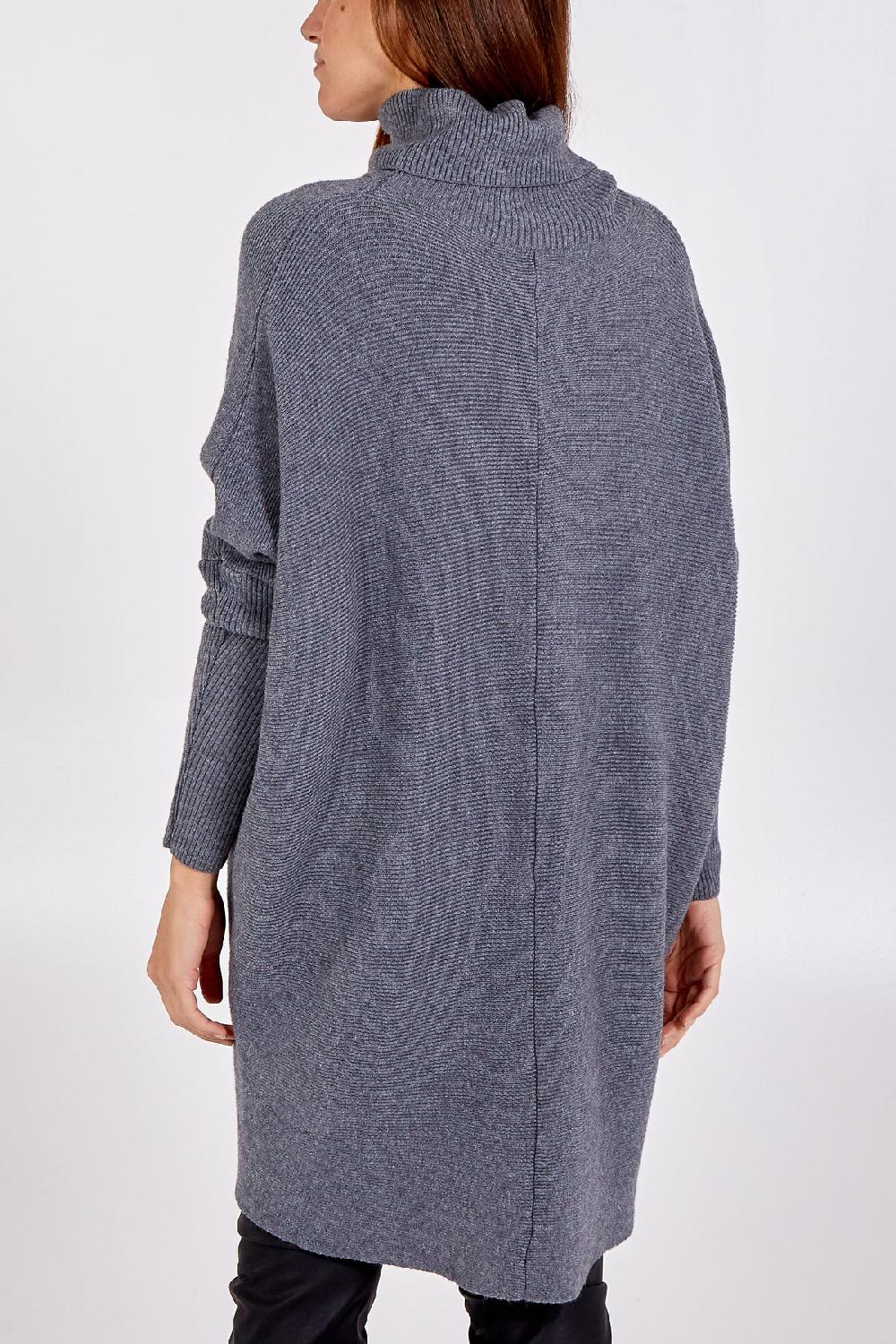 Qed London Roll Neck Jumper Dress