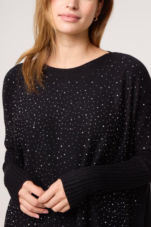 Qed London Scattered Embellished Knitwear Set