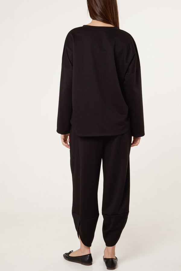 Qed London Sequin Detail Barrel Trouser Co-Ord