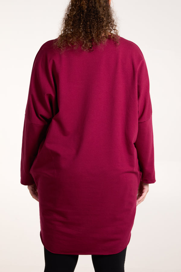 Qed London Sequin Flowers Long Sleeve Sweatshirt