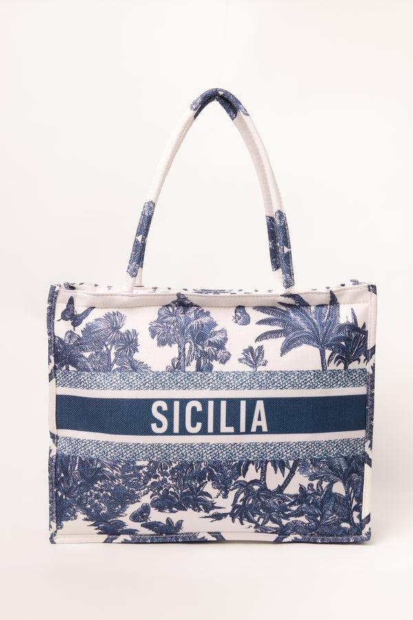 Qed London Sicilia Summer Tote Bag