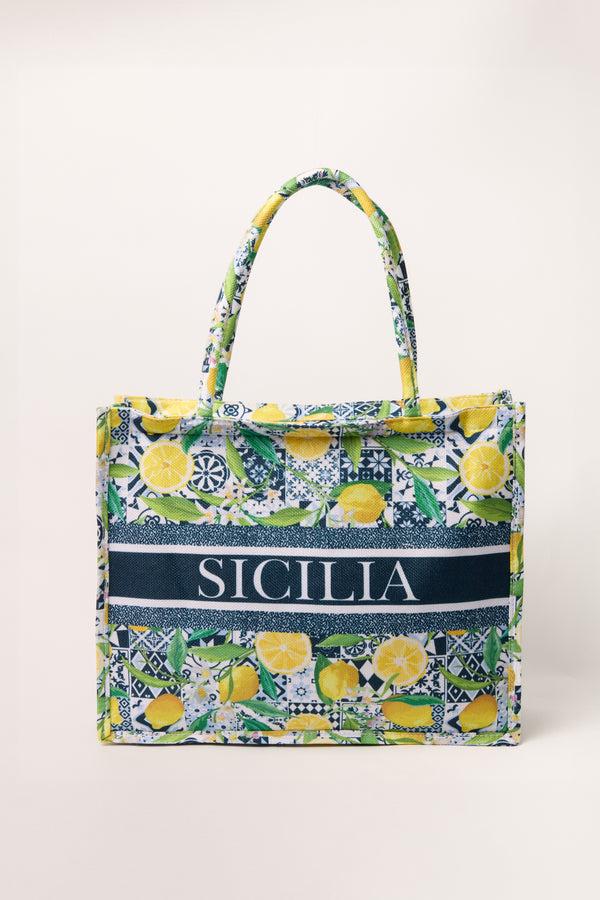 qed london Sicilia Summer Tote Bag
